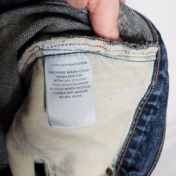 Mens Banana Republic Straight Fit Blue Denim Jeans Size 30x32 Classic Cotton‎ - Picture 3 of 9